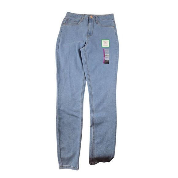 Womens High-Rise Skinny Jeans Light Wash Size 9 Juniors With Stretch jh1786 - Picture 7 of 10